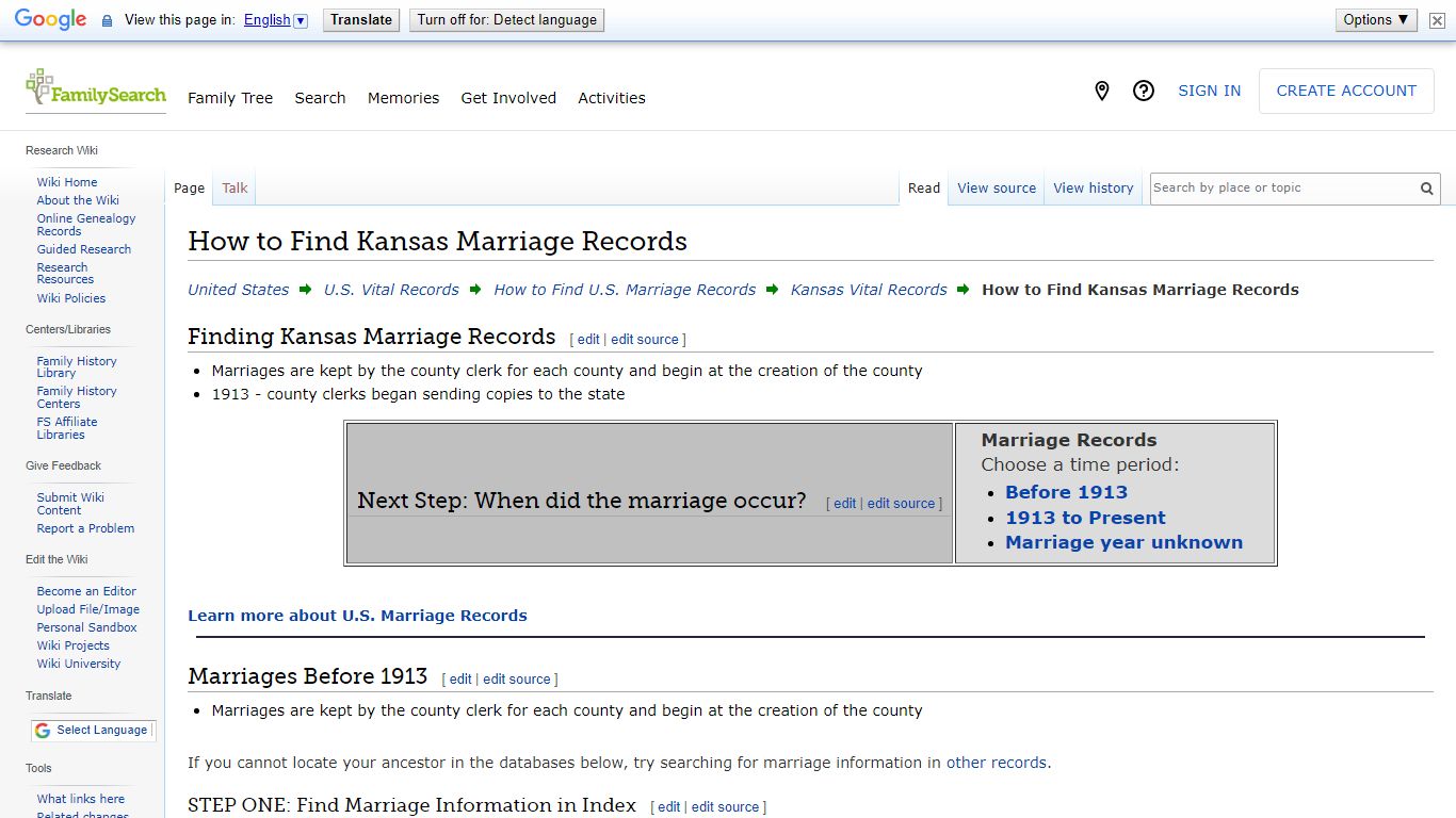 How to Find Kansas Marriage Records • FamilySearch